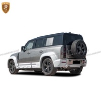Pare-choc avant et arrière en fibre de verre, jupes latérales, Style ent, Kit de corps large pour la défense Land Rover,