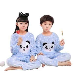 Proveedor Chino de Ropa para Bebés, Conjunto de Pijamas de Franela de Invierno con Dibujos Animados para Niños, Alta Calidad, Estilo Occidental - Product Image 1