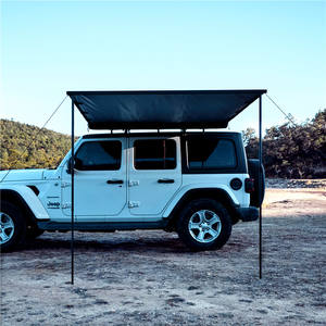 Auvent latéral de voiture en aluminium ultra mince et léger, <span class=keywords><strong>abri</strong></span> solaire pliable et compact pour camion tout-terrain 4WD SUV Overland Camping Shade - Product Image 3