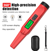 Détecteur de métaux adulte professionnel haute sensibilité étanche écran LCD portable usine détecteur d'or en gros en plastique