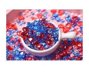 Klare rote blaue Fischs chale Perlen für Vase Arts Craft Filler DIY Charms Schleim liefert Dekoration