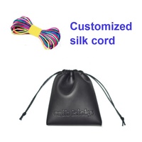 Mini sac de rangement pour écouteurs en cuir PU, étui de protection portable pour écouteurs