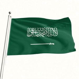 Factory Wholesale 90x150cm 100D Polyester Good Quality Best Price Custom <b>Flags</b> Banners Saudi Arabia <b>Flags</b> for Event - Product Image 4