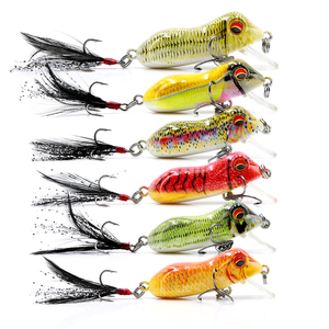 5cm 6.5g Grenouille Appât Flottant Leurres Crankbait Pêche Au Vairon Leurre Appât Dur-artificielles L'attirail De Leurres Minnow - Product Image 6