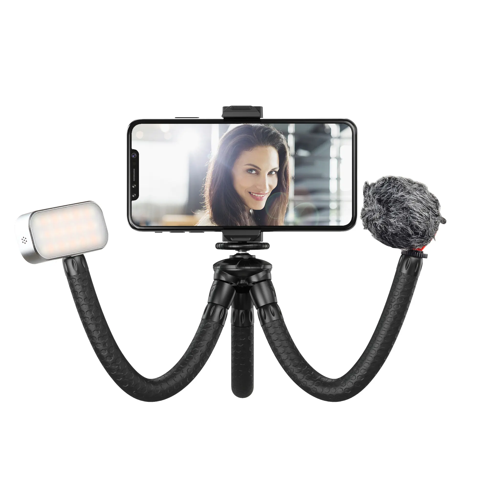 Portable Tripod Flexible Octopus Travel Mini Mobile Phone Tripod Bracket Monopod Selfie Stick For iPhone DSLR Camera Gopro