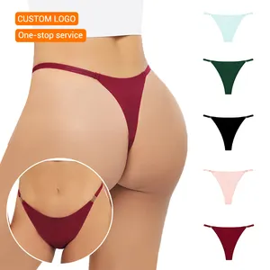 OEM Hot Sexy Seamless Women's G-String No Show Invisible Ladies G String Underwear Thong Culottes de femmes g string