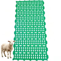 Plancher à lattes en plastique de haute qualité pour l'élevage de moutons, plancher à lattes en plastique 600*600mm pour moutons