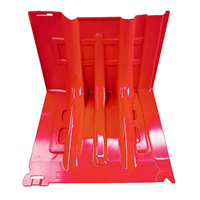 Barrière anti-inondation portable en plastique rouge, étanche, avec volet de contrôle d'eau, pour la sécurité aquatique