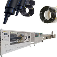 Ligne d'extrusion de tuyaux en PVC/HDPE/PE de qualité supérieure SJ75/30 pour l'eau et le drainage |   Ligne de production à haute efficacité et qualité garantie