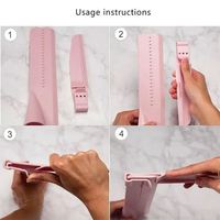 Grattoir à gâteau réglable, outil de lissage de surface, décoration des bords, outils rotatifs en plastique pour crème et glaçage