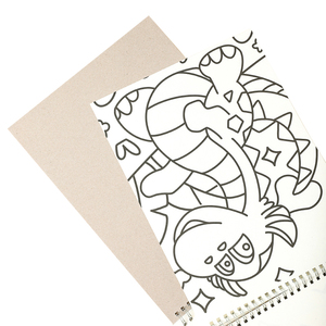 Livre <span class=keywords><strong>de</strong></span> <span class=keywords><strong>dessin</strong></span> personnalisé <span class=keywords><strong>de</strong></span> 100 pages imprimé pour les filles <span class=keywords><strong>de</strong></span> six ans magnifiquement à motifs pour les enfants apprennent à laisser du papier <span class=keywords><strong>de</strong></span> couleur graffiti vierge - Product Image 3