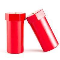 Colonne isolante hexagonale rouge de type vis JYZ, diamètre SB16 avec isolateur à tige, en résine époxy pour nouvelle énergie, vente en gros usine Chine
