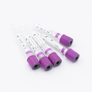 Tubo médico desechable <span class=keywords><strong>EDTA</strong></span> K2 <span class=keywords><strong>K3</strong></span> Tubo de extracción de sangre al vacío de PET o vidrio - Product Image 1