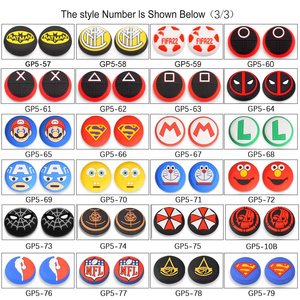 Poignées de manette P5 en silicone, poignées de <span class=keywords><strong>joystick</strong></span> pour manette P4, contrôle de jeu pour Sony Playstation <span class=keywords><strong>4</strong></span> et 5 - Product Image 1