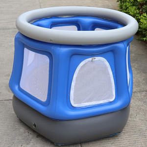 JOSEN Family Kids Thick PVC Inflatable Bouncy Castle <b>Jump</b> <b>House</b> 300kg Capacity 3 Kids 150x150x130cm Eco-Friendly Outdoor Party - Product Image 3