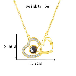 <span class=keywords><strong>Collana</strong></span> <span class=keywords><strong>con</strong></span> ciondolo DUYIZHAO <span class=keywords><strong>con</strong></span> <span class=keywords><strong>proiezione</strong></span> fotografica personalizzata <span class=keywords><strong>collana</strong></span> a doppio cuore <span class=keywords><strong>con</strong></span> lingue 100 <span class=keywords><strong>collana</strong></span> 'ti amo' - Product Image 6