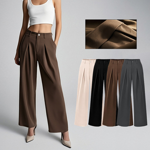 2025 printemps nouvelles femmes travail banlieue pantalons décontractés affaires tempérament ample décontracté formel costume <span class=keywords><strong>pantalon</strong></span> - Product Image 1