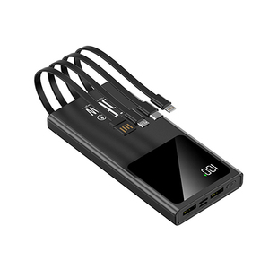 หน้าจอขนาดใหญ่แสดงพาวเวอร์แบงค์แบบชาร์จเร็ว10000mAh 20W 60W รองรับการชาร์จสำหรับโทรศัพท์มือถือหลายรุ่น - Product Image 3