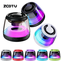 Altavoz Inalámbrico BT Magnético Mini Portátil, Altavoz con Luz RGB y Soporte para Teléfono, Regalo para Hombres, Adolescentes y Aficionados a las Tecnologías