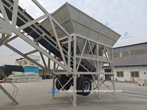 25m3 35m3 50m3 <span class=keywords><strong>60m3</strong></span> 90m3 Eine Stunde mobile Beton-Batterieanlage Lkw-montiert - Product Image 6