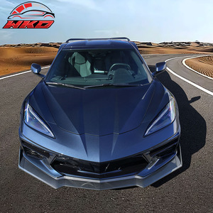 Protector de Parachoques Delantero para Chevy Corvette C8 2020-2025, Alerón ABS de 5 Piezas con Impresión de Fibra de Carbono, Difusor, Protector de Mentón - Product Image 2