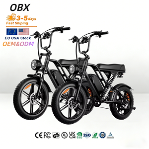 Bicicleta de Montaña Personalizada OBX, Llanta Gruesa de 20 Pulgadas, Motor sin Escobillas de 1000 W, Alcance de 45-50 km, Frenos de Disco Hidráulicos, Batería de Litio G60, 7 Velocidades - Product Image 4