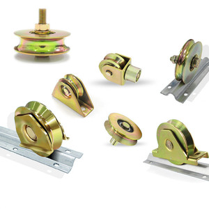 Poulie à fente pour porte coulissante Y/V/U avec roulement à rouleaux <span class=keywords><strong>de</strong></span> roulement poulie inférieure roue <span class=keywords><strong>de</strong></span> pied <span class=keywords><strong>de</strong></span> porte <span class=keywords><strong>de</strong></span> grange - Product Image 1