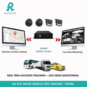 Haute qualité 4 canaux 1080P véhicule mobile dvr caméra mdvr Mobile DVR camion GPS Tracker