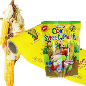 Bolsas <span class=keywords><strong>de</strong></span> embalaje <span class=keywords><strong>de</strong></span> maíz, logotipo personalizado, papel <span class=keywords><strong>de</strong></span> aluminio <span class=keywords><strong>de</strong></span> grado alimenticio, Flexible bolsita, sellado trasero, embalaje <span class=keywords><strong>de</strong></span> maíz, rollo <span class=keywords><strong>de</strong></span> película plástica para alimentos - Product Image 1