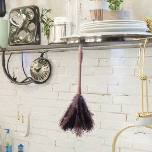 Masthome – fournisseur <span class=keywords><strong>professionnel</strong></span>, série de bambou commun, <span class=keywords><strong>plumeau</strong></span> à plumes d'autruche avec manche en bambou - Product Image 3