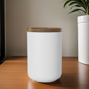 DHPO Contenants de stockage de café en céramique de haute qualité, cuits à haute température, capacité de 700 ml, écologiques, réutilisables, pot en céramique pour - Product Image 2