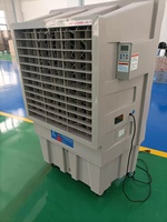 Ventilateur de refroidissement d'air industriel commercial 176L Machine de climatisation portable Refroidisseur d'air évaporatif pour atelier Bureau Extérieur