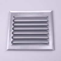 Grille de ventilation en aluminium argentée Louvre Air Vent