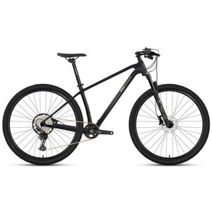 Vélo <span class=keywords><strong>de</strong></span> montagne haut <span class=keywords><strong>de</strong></span> gamme en fibre <span class=keywords><strong>de</strong></span> carbone avec roues en carbone <span class=keywords><strong>29</strong></span> pouces, 1x12 vitesses, <span class=keywords><strong>tige</strong></span> <span class=keywords><strong>de</strong></span> <span class=keywords><strong>selle</strong></span> hydraulique réglable et pneus Maxxis Minion DHR II - Product Image 1