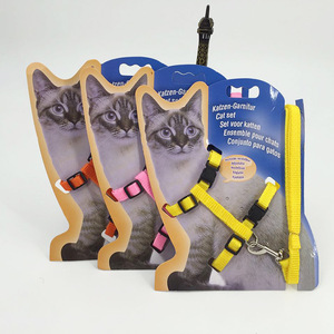 Collar y Arnés para Gatos, Correa Ajustable de Nailon, Arnés de Tracción para Mascotas, Collar para Gatitos y Perros, Productos para Gatos, Cinturón de Arnés para Mascotas - Product Image 3