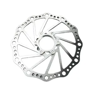 High quality round hole 12 flower category rotary bicycle disc brake pad