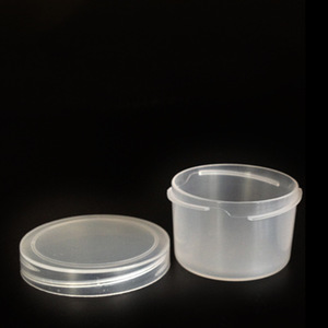 Gobelets d'échantillonnage jetables en plastique transparent avec couvercles à vis, gobelets à urine, gobelets à mucosités, gobelets à échantillons avec couvercles, 60 ml - Product Image 2