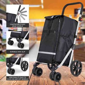 Carrito de Compras Resistente a la Lluvia, Fácil de Guardar, con Mango Telescópico, Plegable y Colgante - Product Image 5