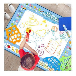 魔法水画垫着色涂鸦可重复使用魔法笔蒙特梭利绘画板教育玩具儿童 - Product Image 5
