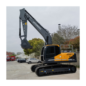 Excavatrice d'occasion Hyundai 220LC 9S d'origine coréenne, 22 tonnes, hydraulique, sur chenilles, prête pour l'exportation mondiale, en vente - Product Image 1