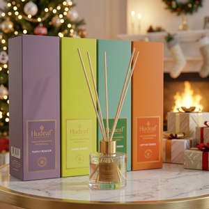Hudeaf Reed <b>Diffuser</b> Set 50ml Glass <b>Bottle</b> Luxury Fragrance Gift Box Christmas Home Decor - Product Image 2