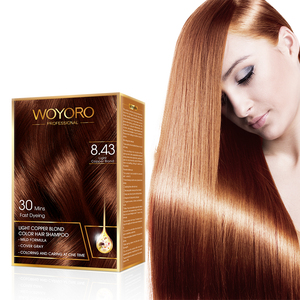 Shampoo colorante per capelli a basso contenuto di ammoniaca non allergico a lunga durata più venduto con colore <span class=keywords><strong>biondo</strong></span> <span class=keywords><strong>rame</strong></span> - Product Image 3