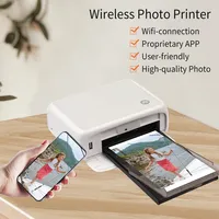 HPRT CP4000L 600 DPI Printer Foto Ponsel 10x15cm 3x4x6 Inci Mesin Cetak Foto Rumah Kompak