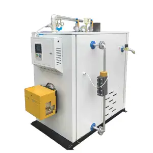Generator uap 1 Ton ketel listrik otomatis penuh, mesin uap bersertifikasi CE industri baru horisontal disediakan tabung air 18t