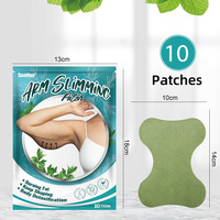 Patch Minceur Herbal pour Bras à Marque Blanche, Brûle-Graisse Efficace, Plâtre Détoxifiant par Moxibustion, Autocollant Amincissant et Remodelant le Corps