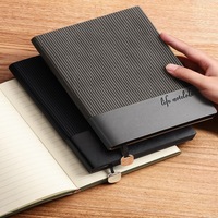 Carnet de notes en cuir vert souple promotionnel en gros pour cadeau, ensemble de papeterie d'affaires personnalisée avec stylo et clé USB