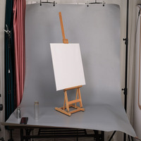 Toiles tendues en coton 100% 280 g/m², 6*8 pouces, en gros, pas cher, pour la peinture à l'huile sur toile, pour les amateurs d'art