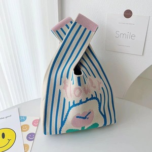 Bolso de Mano de Moda 2025, Diseño Abierto, Tejido a Crochet, Forro de Cuero Genuino, Dos Asas, para Mujer, Ideal para Regalo - Product Image 4