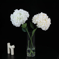 Hydrangeas artificiels en soie en gros, fournis directement par l'usine, pour centres de table de mariage, hôtels, arrangements floraux pour la maison et les fêtes
