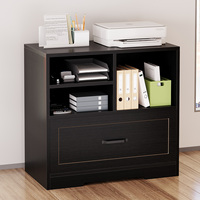 Armoire de classement de bureau moderne personnalisée avec tiroir Armoires de rangement de fichiers de bureau en bois de ferme pour imprimante de format A4 F4 Letter Legal